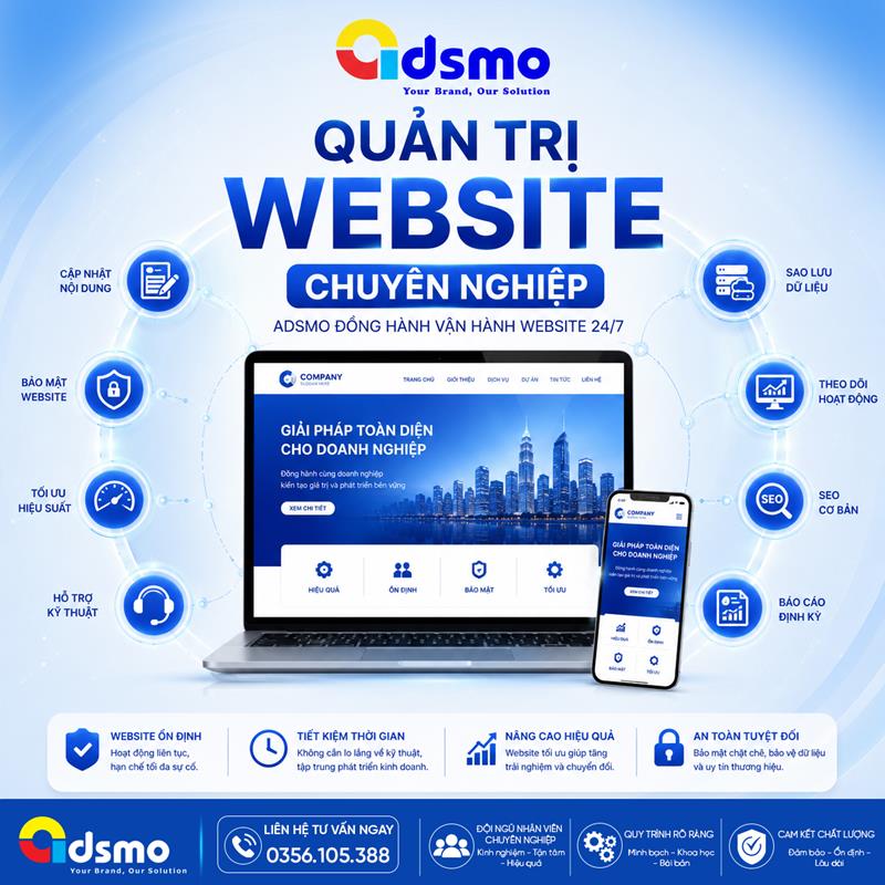 Dịch vụ quản trị website
